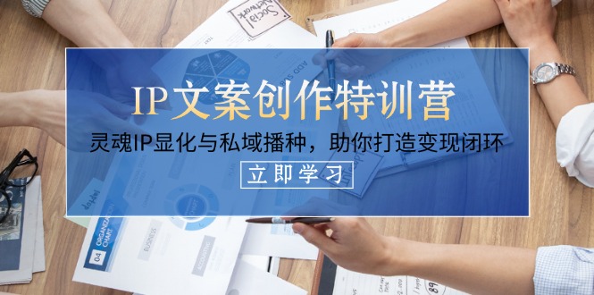 (14330期)IP文案创作特训营,灵魂IP显化与私域播种,助你打造变现闭环(14节课)-魔方云
