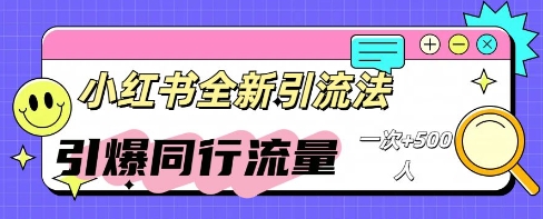 小红书群聊引流:同行流量引爆计划-魔方云